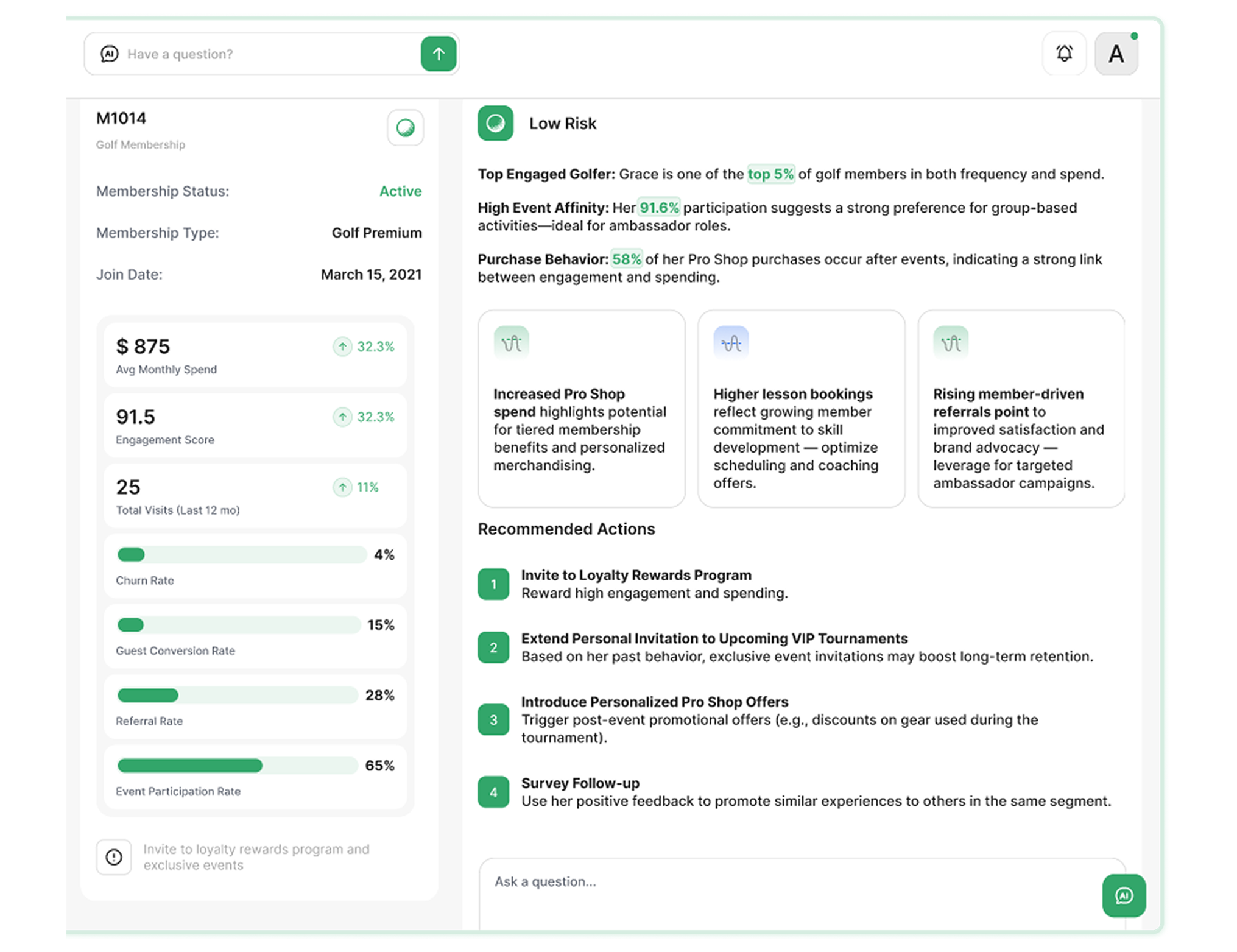 ClubScope Analytics Platform Dashboard